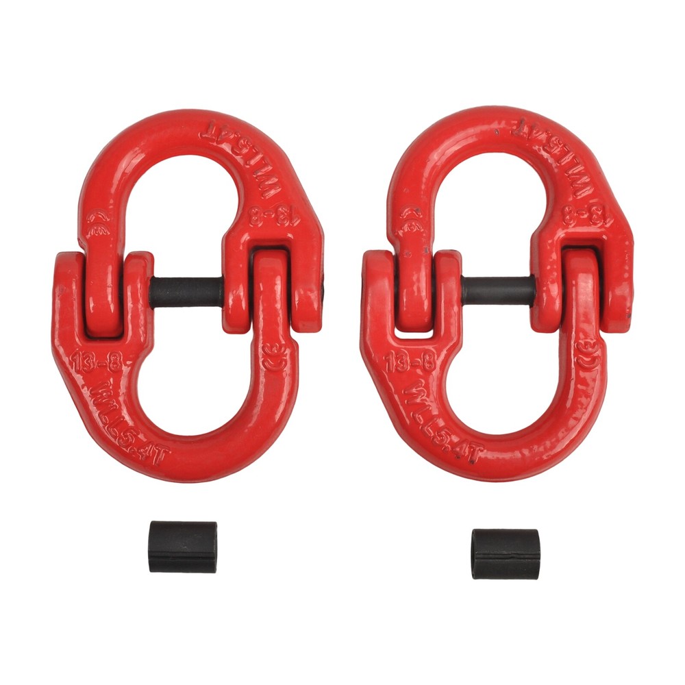 2 Pack 1/2" Safety Chain Towing Hitch Hammer Lock Connector For Heavy Duty Truck