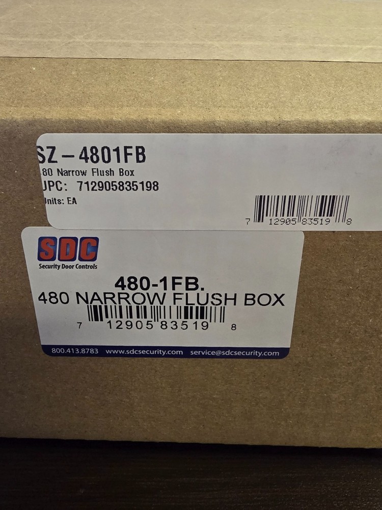 Narrow Flush Mounting Recessed Box