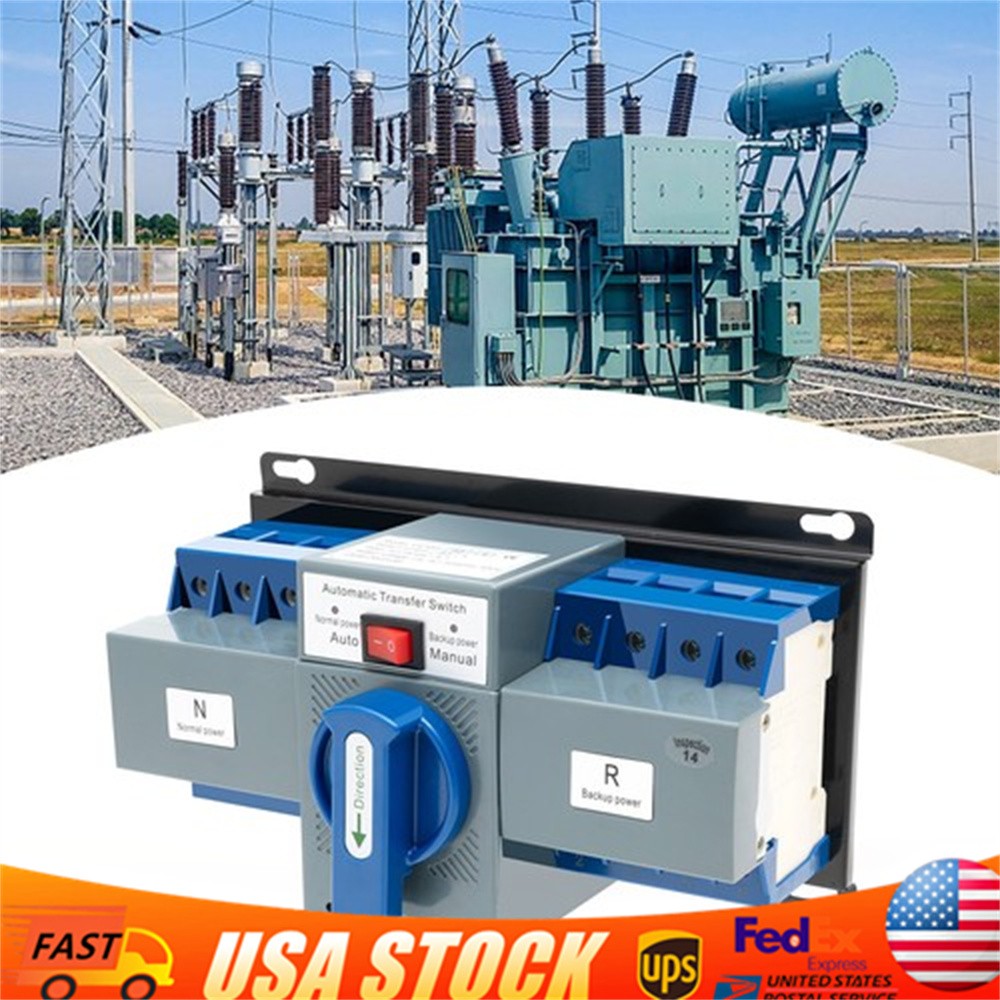Dual Power Automatic Transfer Switch ATS CB level M6 Mini Change-over Switch