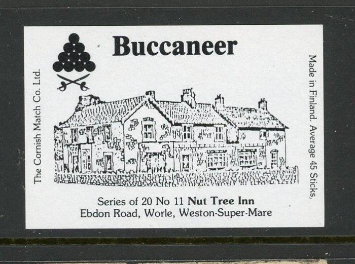 The Nut Tree Inn Cornish Match Co Match Box Label