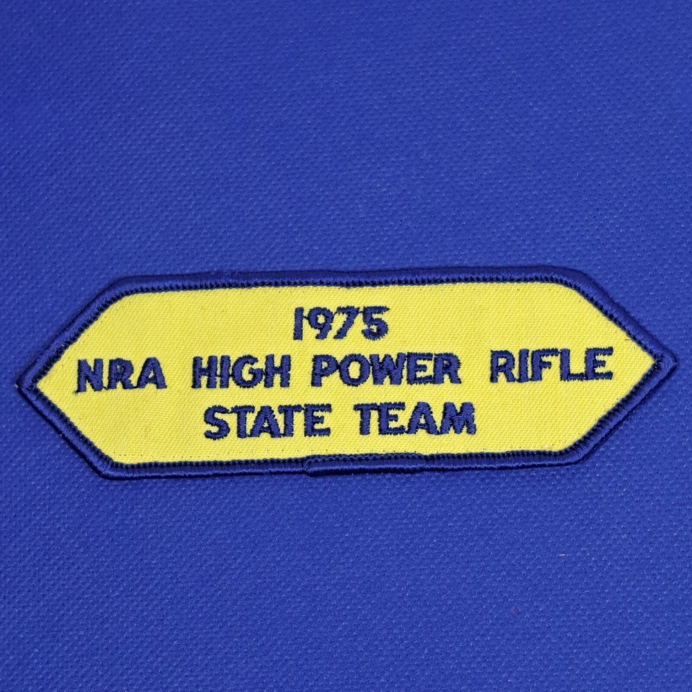 NRA High Power Rifle State Team Patch 1975
