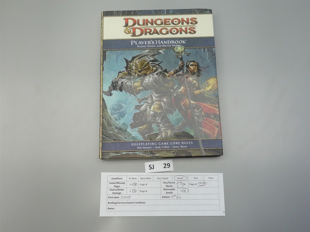 Dungeons & Dragons, D&D: Player's Handbook (4th edition)