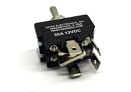 30 Amp Toggle Switch 3 Position Reverse Polarity DC Motor Control- Maintained