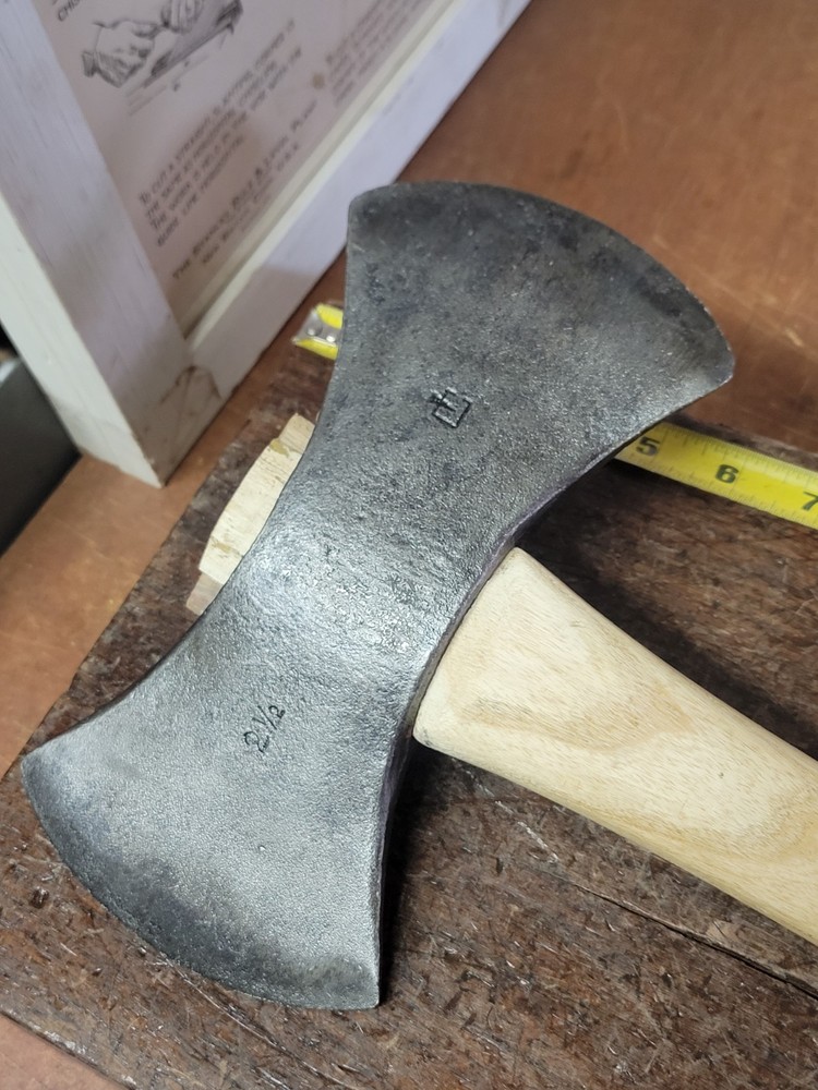 Council Tool Peeler/ Cruiser  Double Bit Axe, Custom Handle