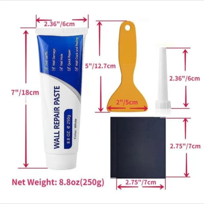 Wall Repair Kit Paste Mending Agent Multi-functional Quick Dry Self-adhesive