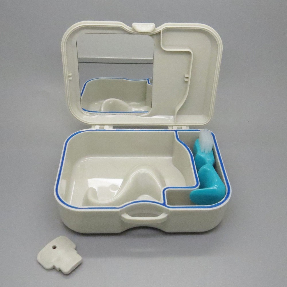 Leakproof Denture Case Soaking Cup False Teeth Container Box Retainer Mouthguard