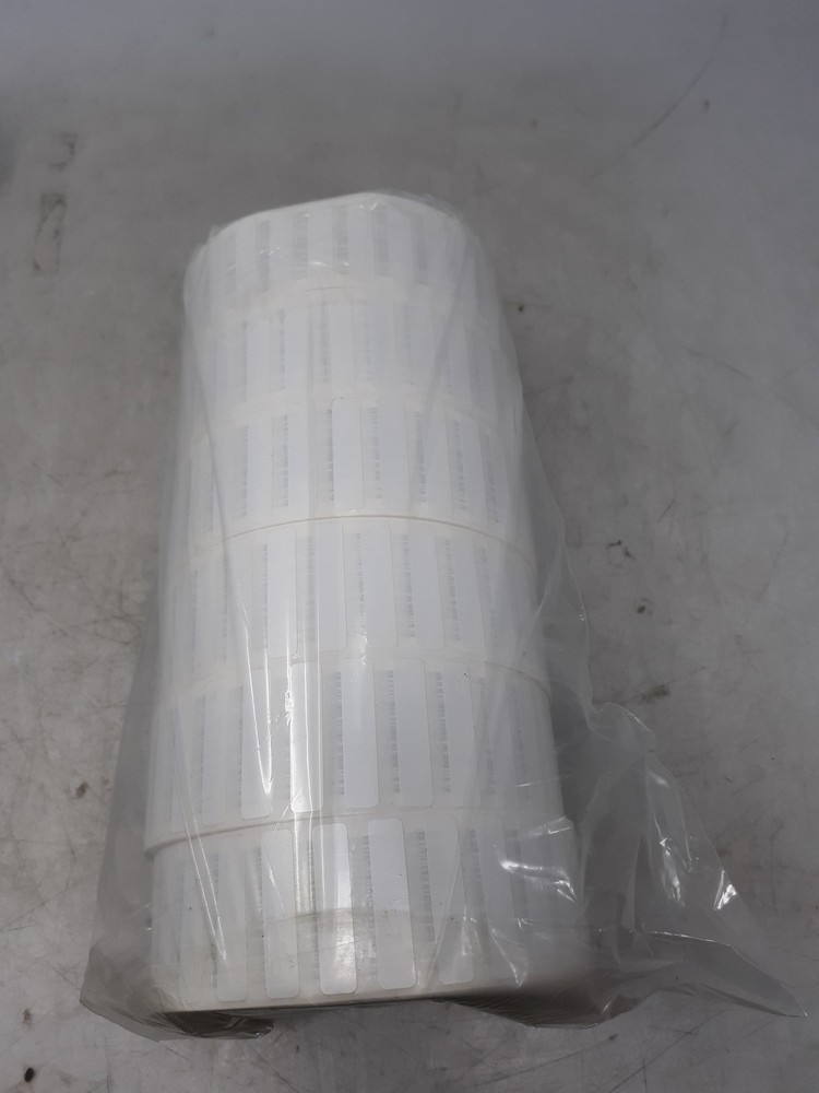 6 Rolls EIM DXC Labels White Polyester Permanent Adhesive 2500 Labels/Roll