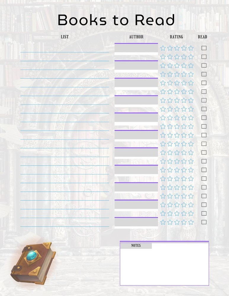 Fantasy World Daily Planner & Grateful Themed Journal