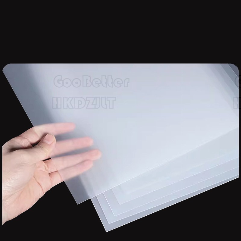 Frosted Translucent PVC Plastic Sheet Thin Clear 0.3mm - 2mm Thick Plastic Panel