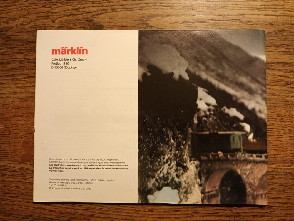 Marklin New Arrivals 1997 Catalog