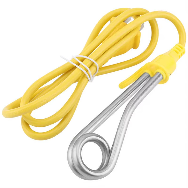 Electric Immersion Water Heater 600W – Stainless Steel Mini Boiler for Travel