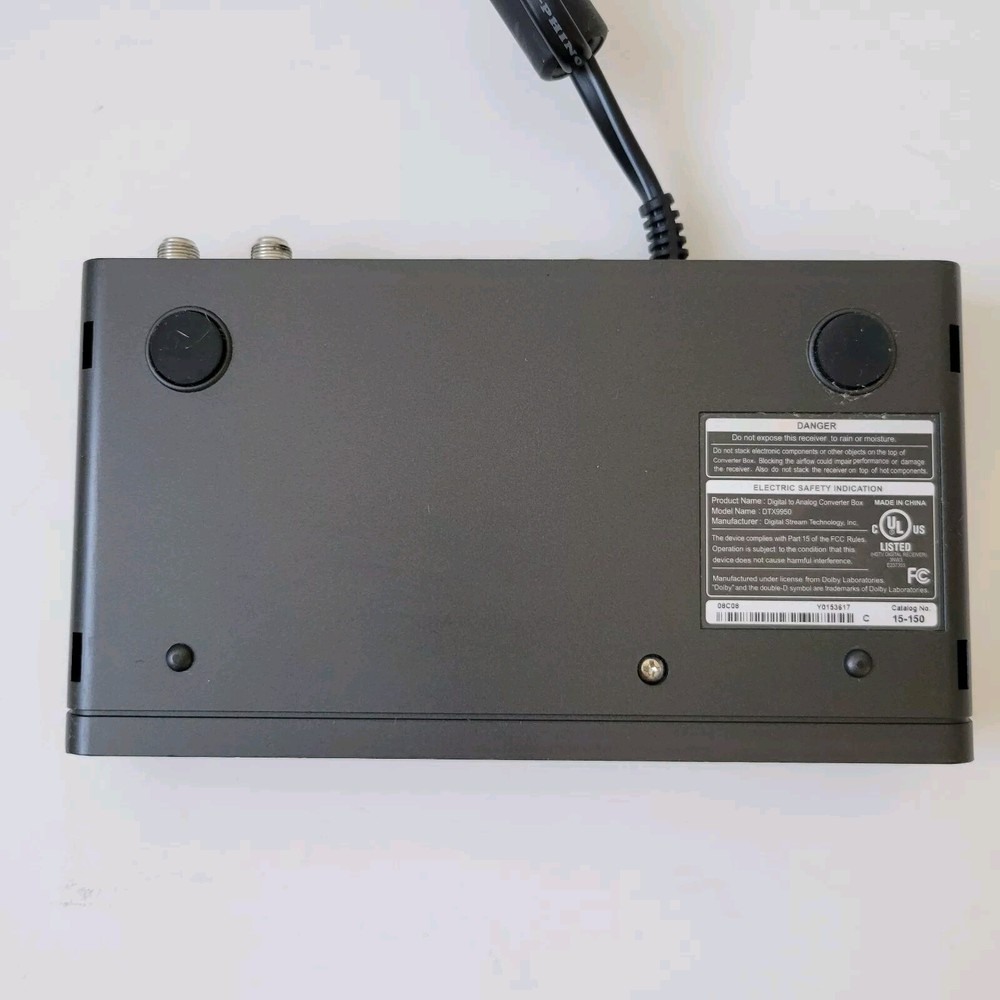 Digital Stream DTX9950 Analog Pass-Through Converter Box - No Remote, Powers ON