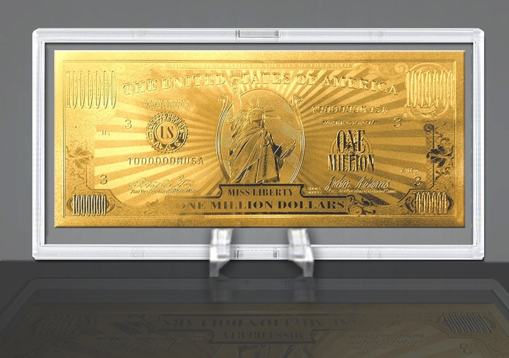 Gold Million Dollar Bill Commemorative