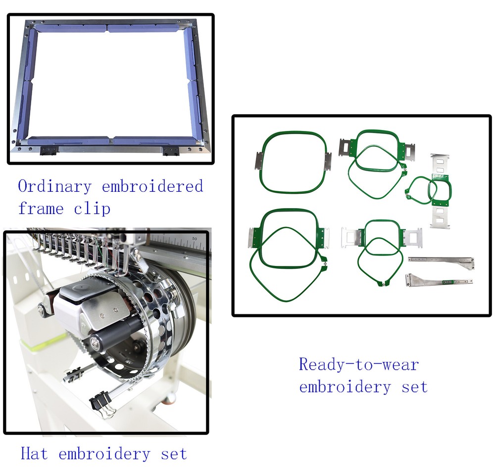 Double-station 12 Needles Automatic Computerized Embroidery Machine 110V/220V