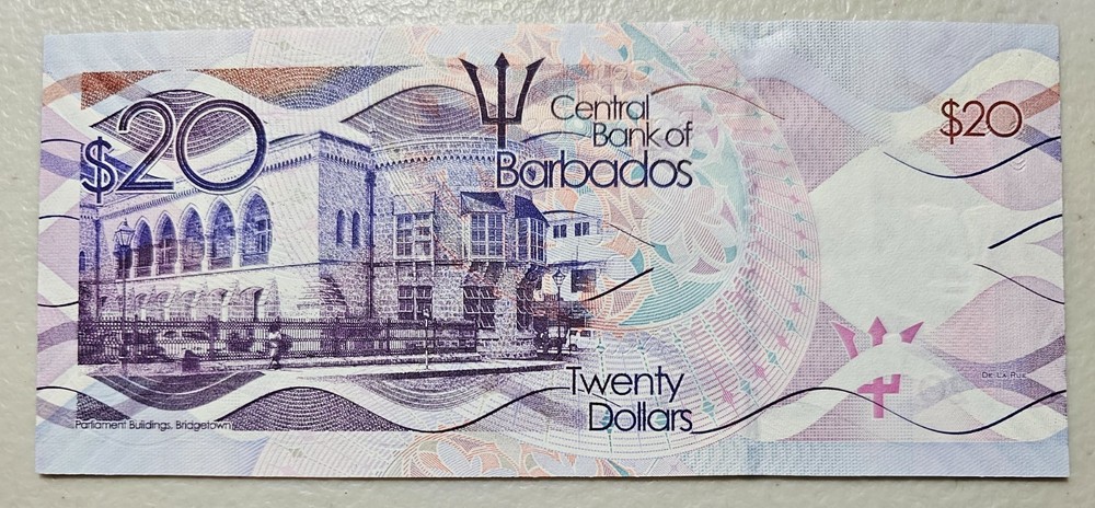 Barbados 20 Dollars 2013 Unc