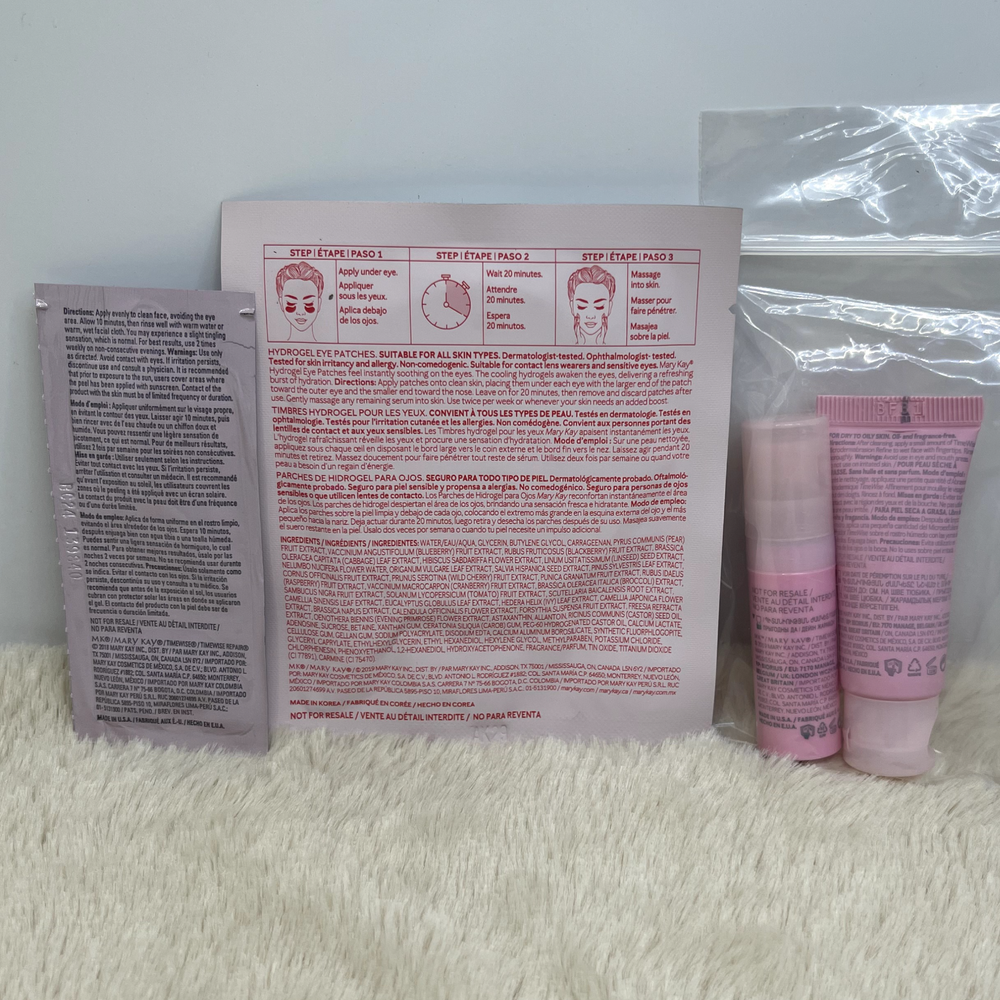 Mary Kay Set Eye Patch Mini Pore Minimizer Mini Refining Micro-Exfoliant