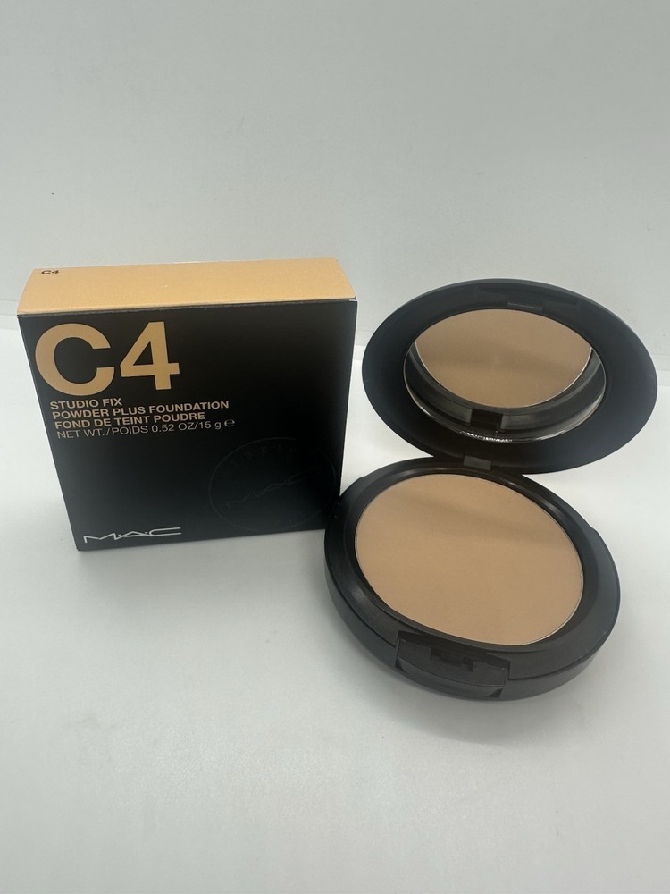 MAC Studio Fix Plus Foundation C4 Original Talc Formula 0.52 oz New in Box
