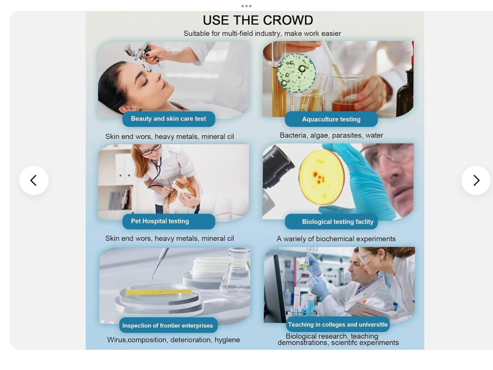 Binocular Compound Microscope 40X - 2000X Research Grade Professional