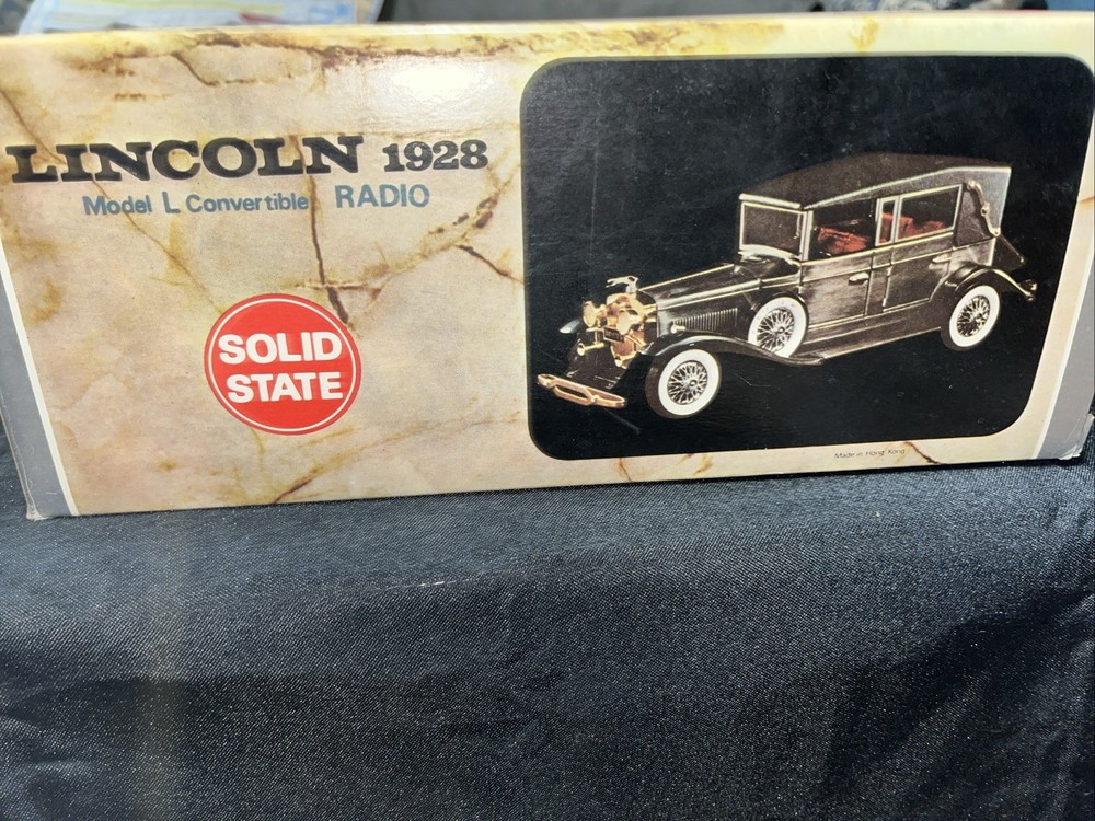 Lincoln 1928 Model L Convertible Solid State Transistor Radio