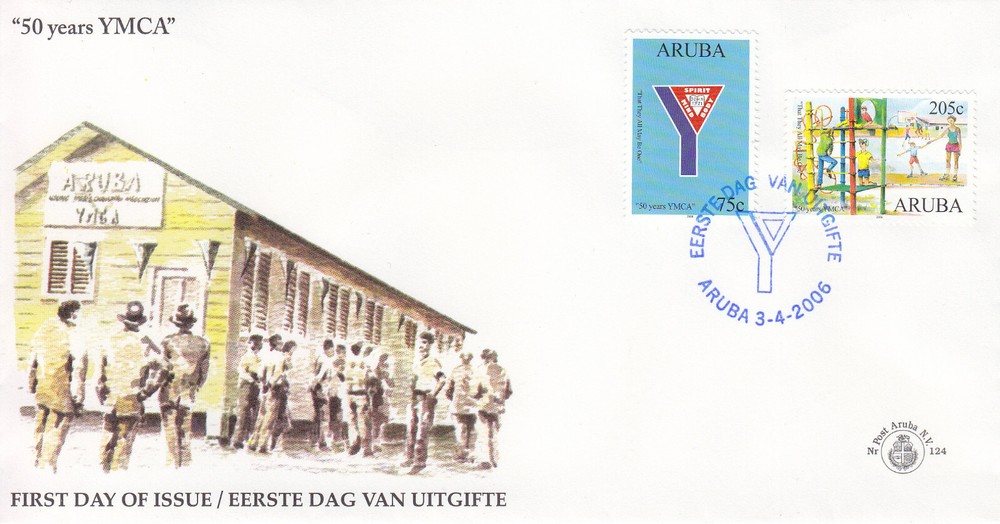 Aruba Issue FDC 2006 (124) YMCA