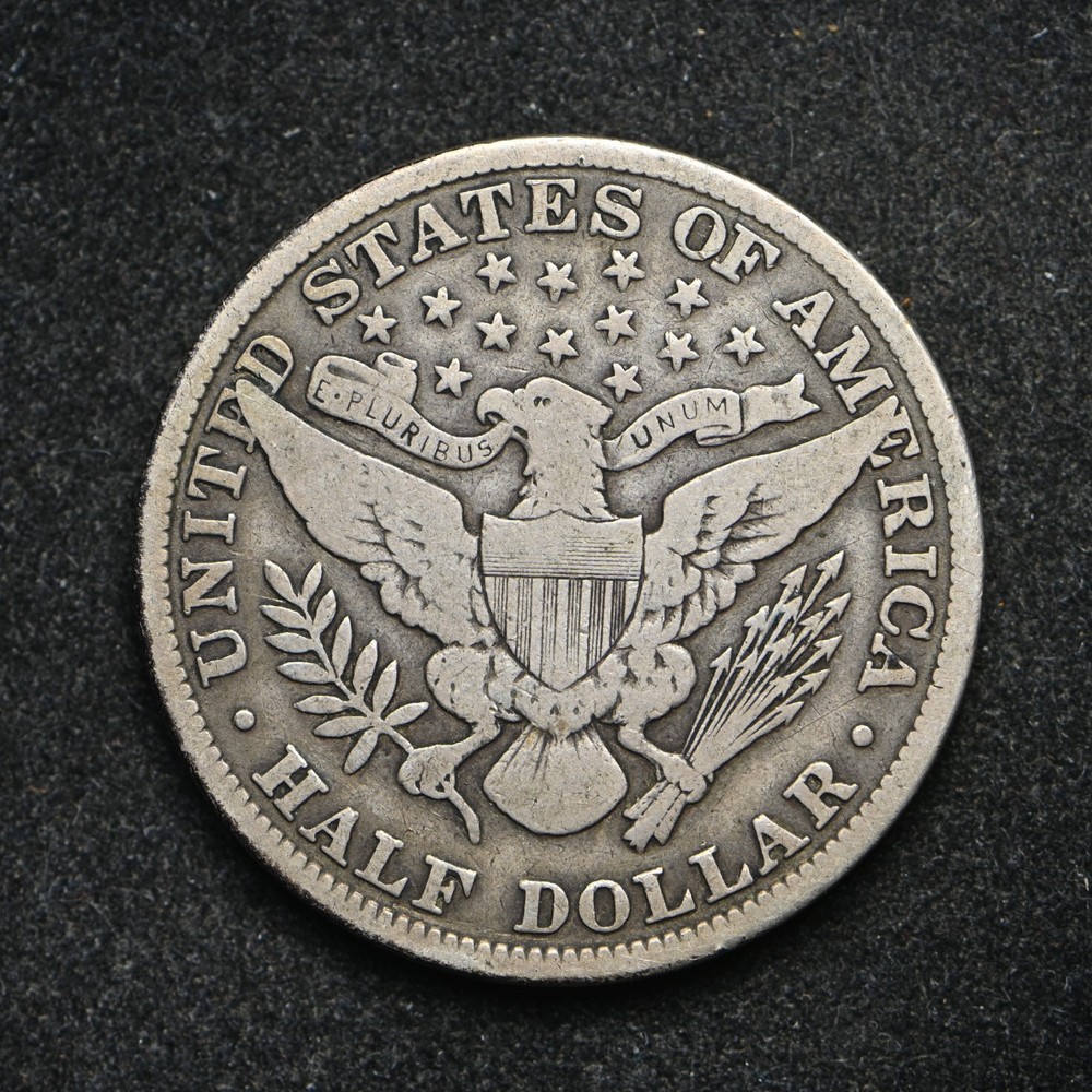 1909 Barber Silver Half Dollar (cn15062)