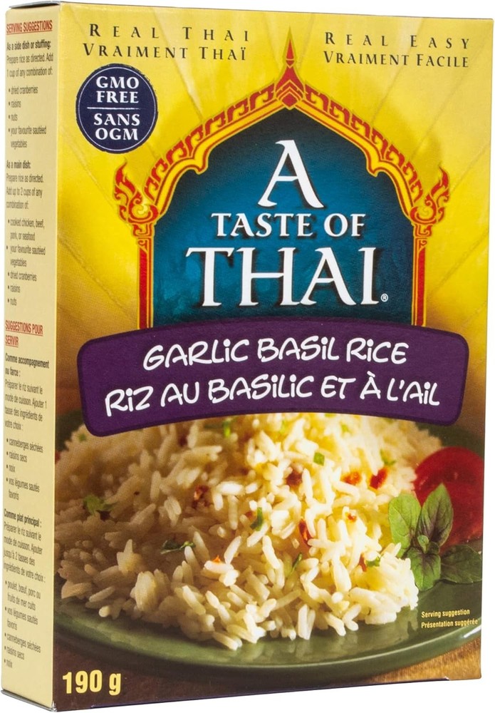 Jasmine Rice Instant (Garlic Basil Coconut Rice) –
