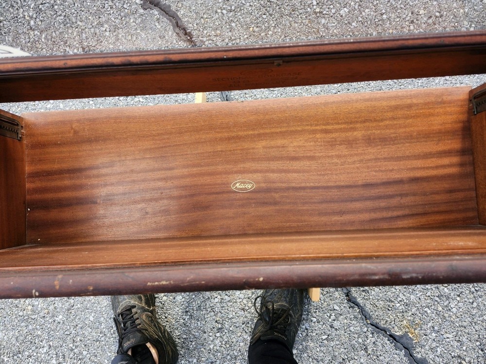 MACEY 98 All Mahogany Bookcase Section
