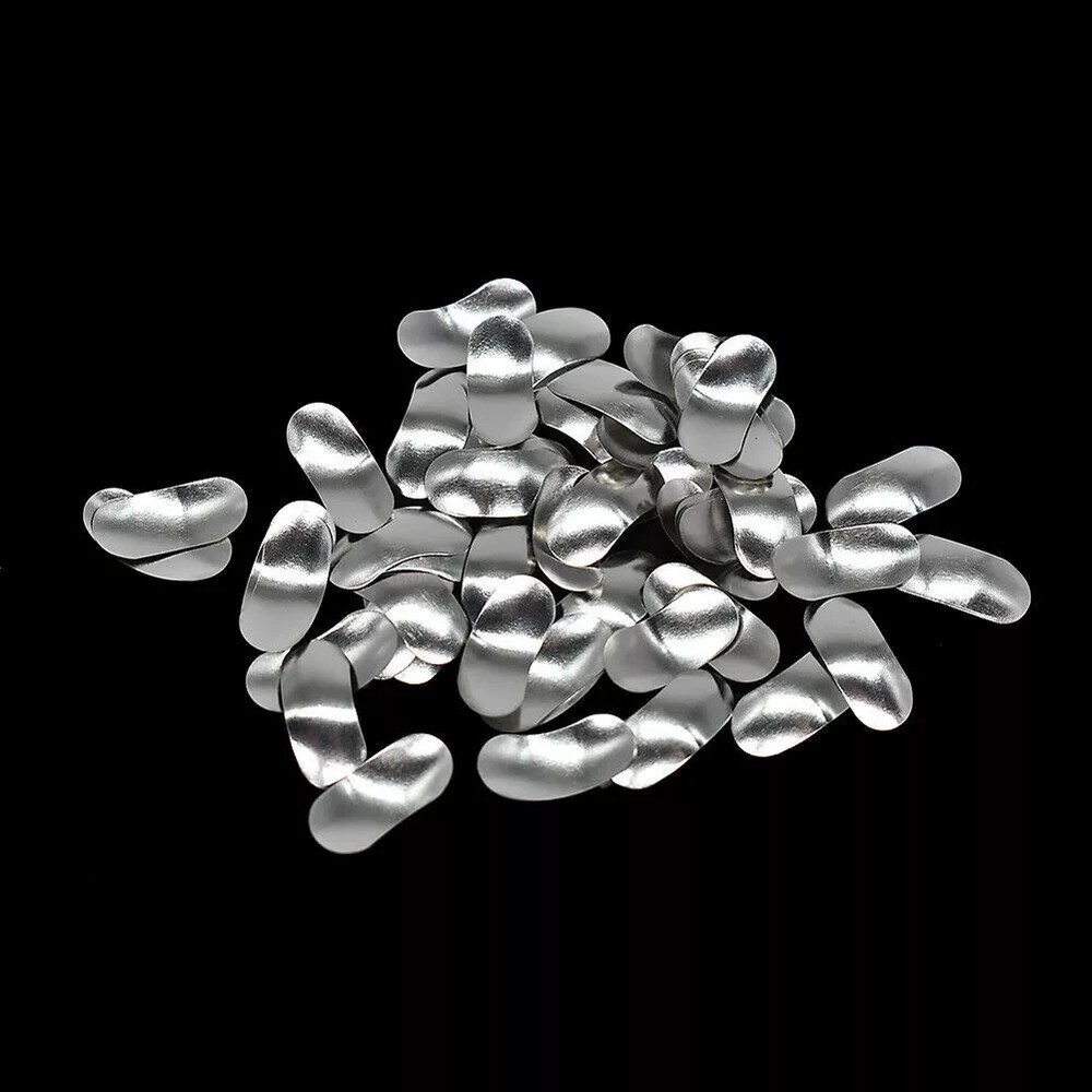 100 Pcs Dental Sectional Metal Matrices Refill Matrix Bands Without Ledge Medium