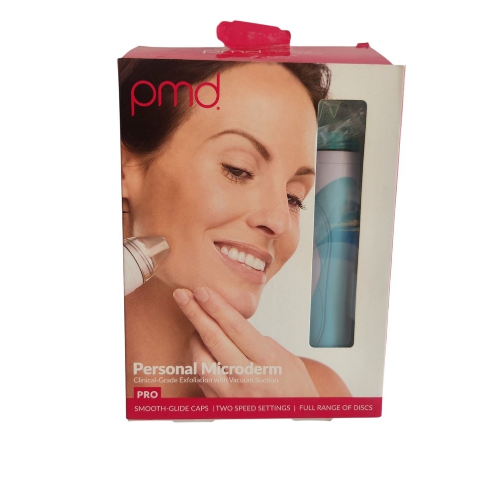 Working PMD Personal Microderm Pro At-Home Microdermabrasion Device Teal