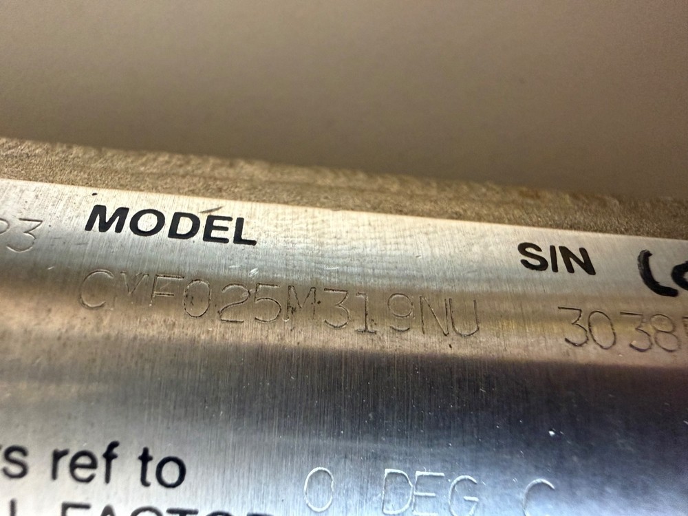 Micro Motion CMF025M319NU Mass Flow Sensor