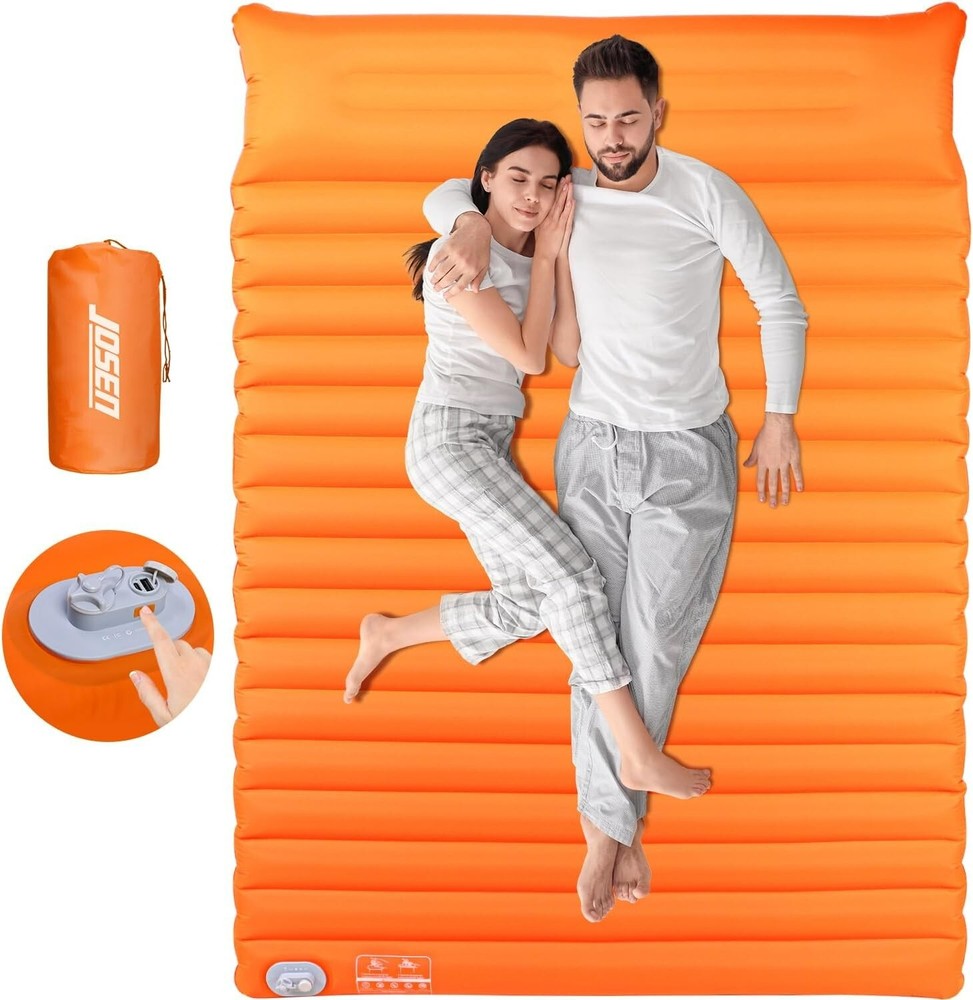 Electric Sleeping Pad for Camping, Automatic Inflatable Camping Mattress