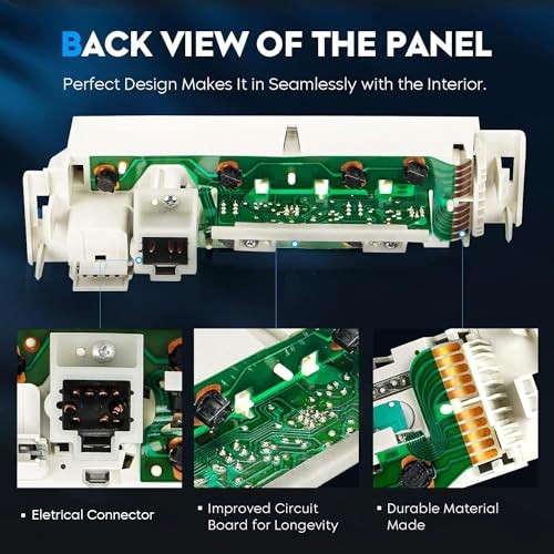 AC Heater Climate Control Module Panel w/o Rear Window Defogger Switch for