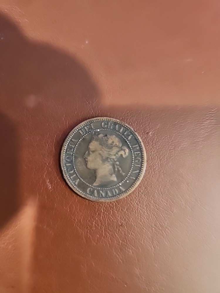 1876 Canadian Large Penny Cent Great Condition