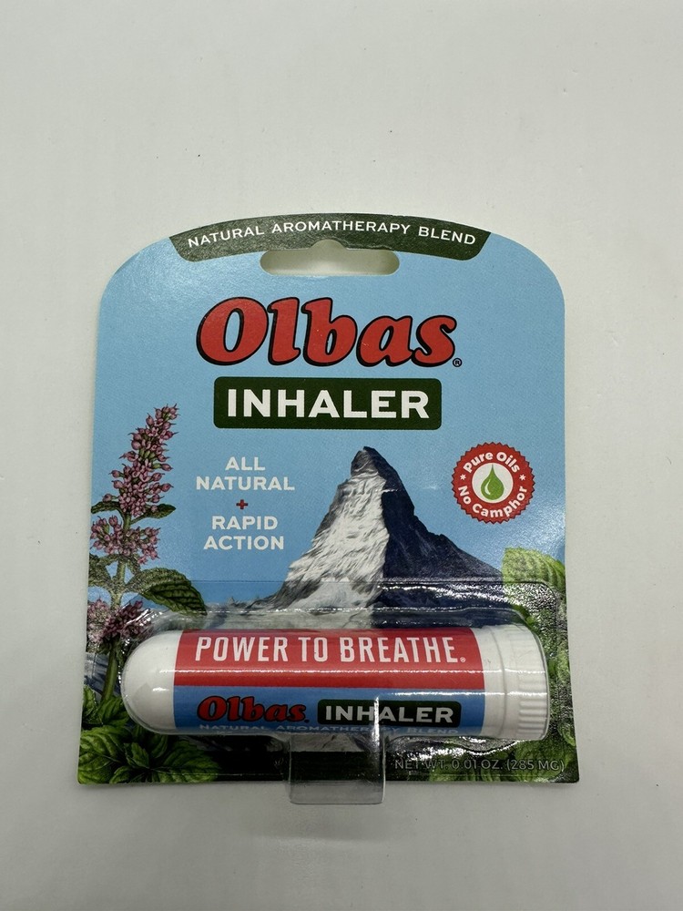 4 Olbas Inhaler Natural Aromatherapy Blend .01oz Ea