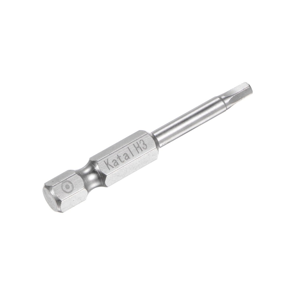 H3 Magnetic Security Hex Screwdriver Bit 1/4" Hex Shank 2" Length