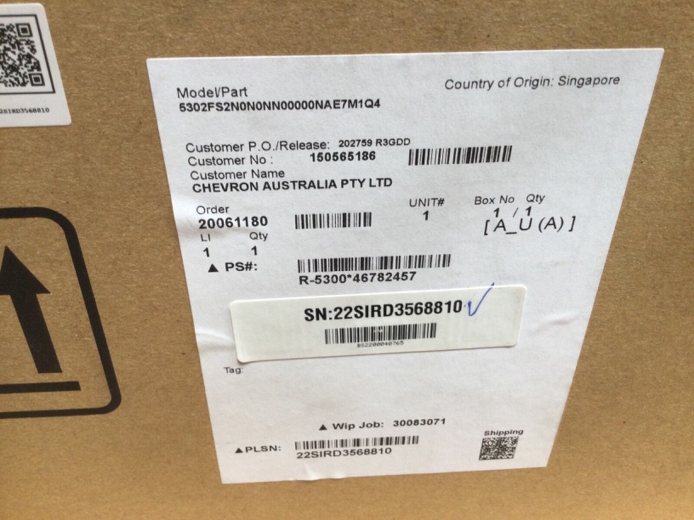 Emerson 5302FS2N0N0NN00000NAE7M1Q4 Liquid Level & Interface Transmitter Head