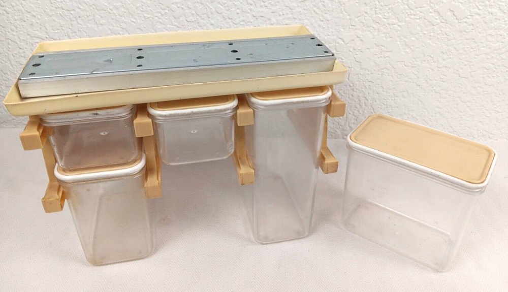 VTG Compact Under Shelf 5 Pull Out Bins Organizer Storage Drawer Cabinet