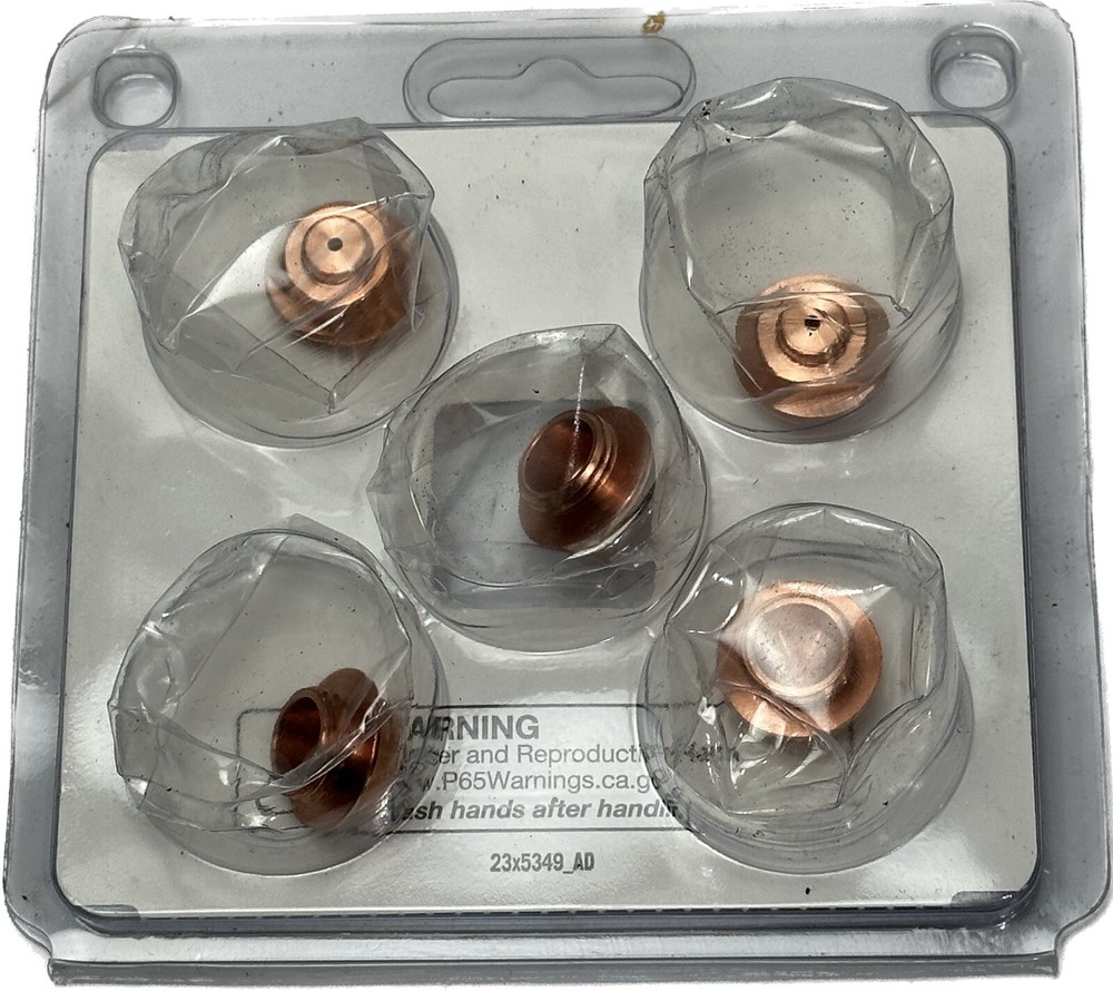 5 Pack Radnor 9-5708 Tip 105 Amp Air MG Cut Plasma Cutting Tip 0.059" Orifice