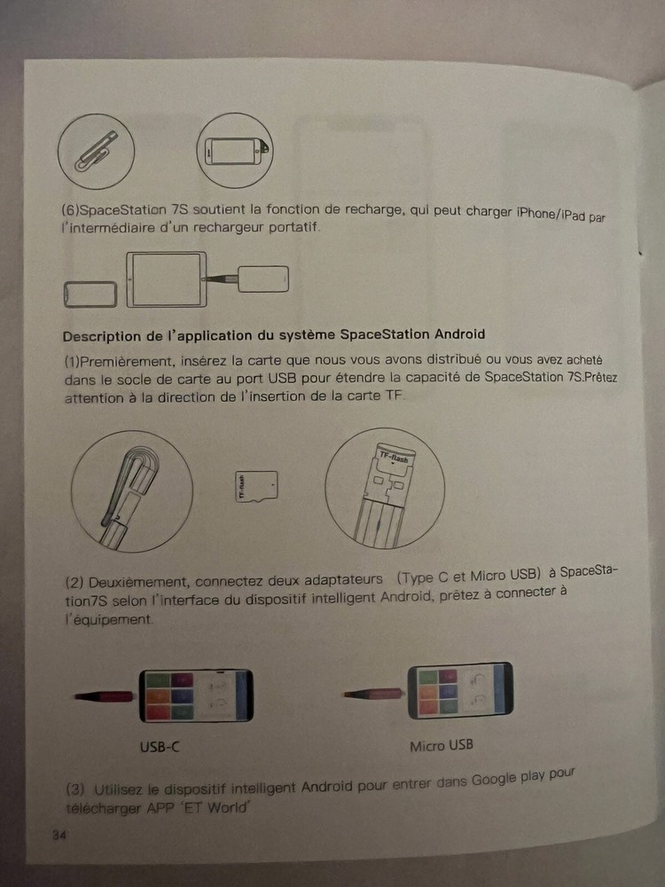 Zikko SpaceStation 7S Smart Memory Card Reader For iPad iPhone iPad