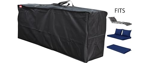 Outdoor Rectangular Cushion/Cover Storage Bag, Protective Zippered Storage