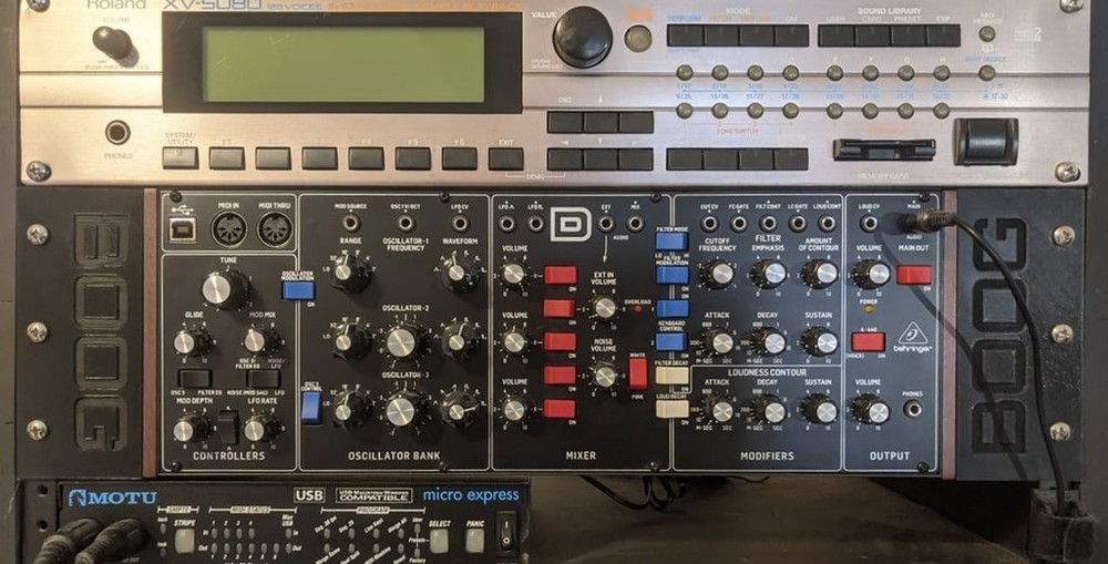 Rack Ears (2-Pack) for Behringer Model D Boog Analog Synthesizer