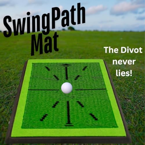 Golf Swing Path Trainer Mat – Instant Feedback for Swing Plane, Club Path, and