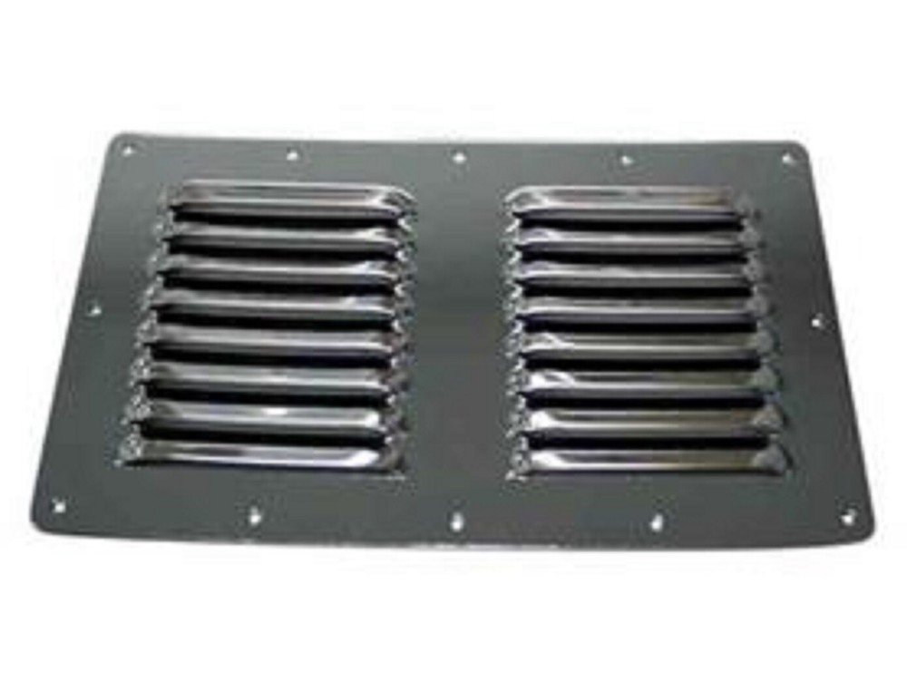 Gemlux 6" x 10" Louvered Drain Cover Vent 830
