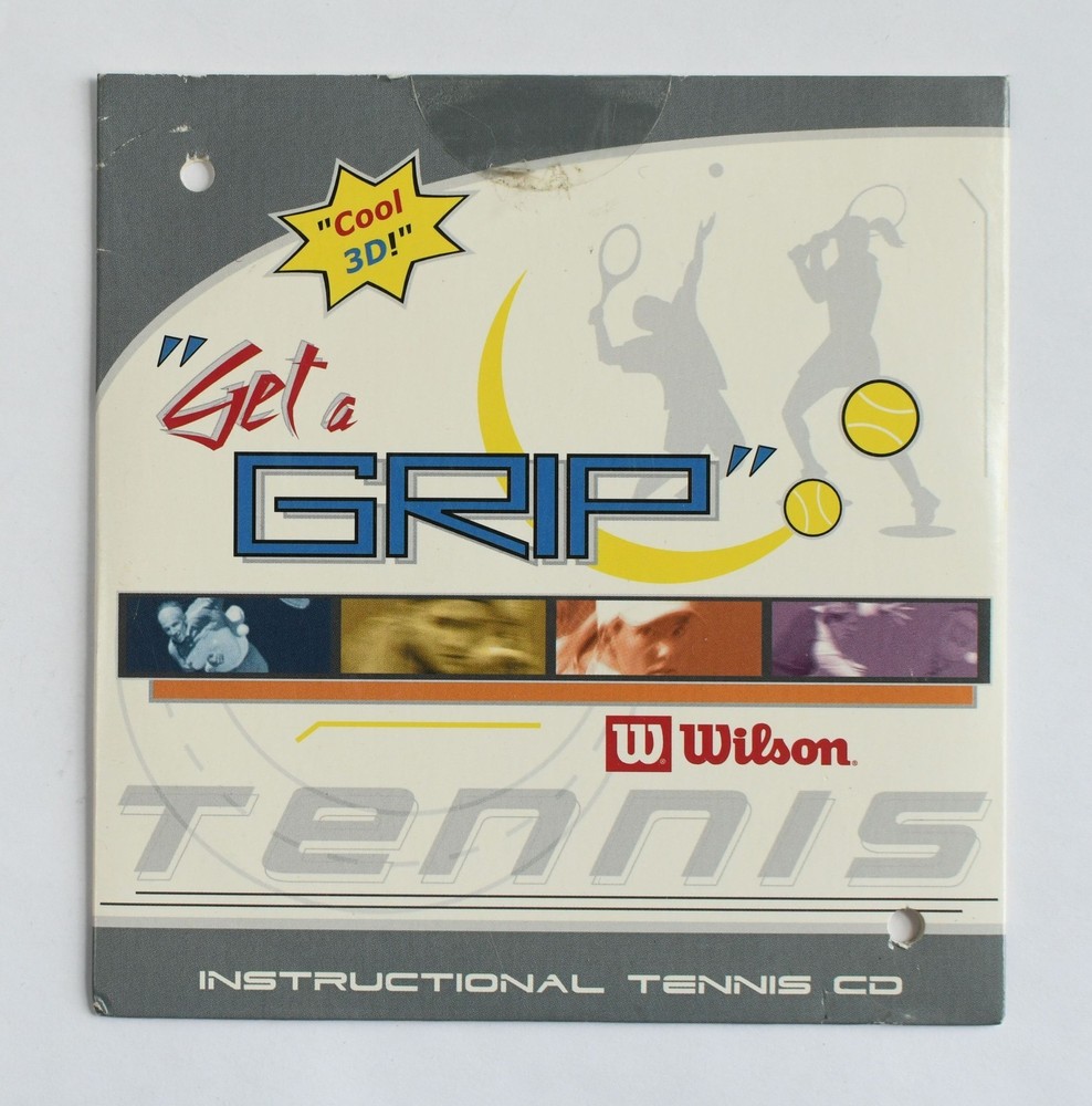 "Get a Grip" Wilson Instructional Tennis CD Computer Software Program NEW