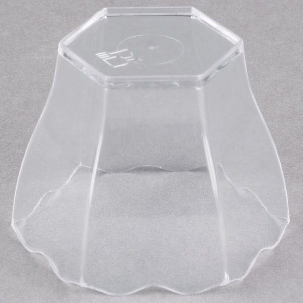 Fineline 6304-CL, 2.5 Oz Tiny Temptations Clear Square Tiny Dessert Cup, 200/CS