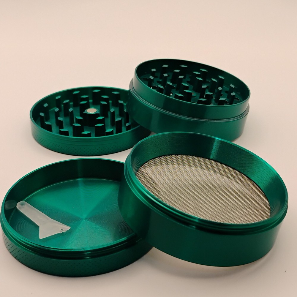 Set (2pcs) GREEN Pre Roll Grinder and King Size Rolling Machine