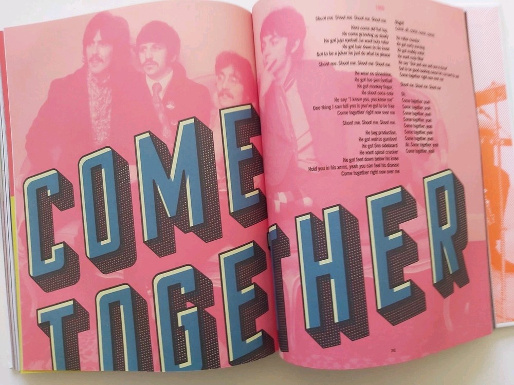 THE BEATLES ILLUSTRATED LYRICS HARDBACK BOOK