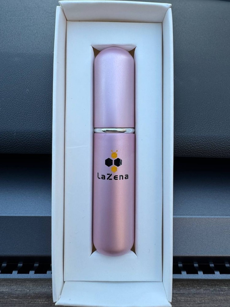 2 Pcs Atomizer Refillable Perfume Bottle,Travel Size 5ml Capacity (PINK/SILVER)