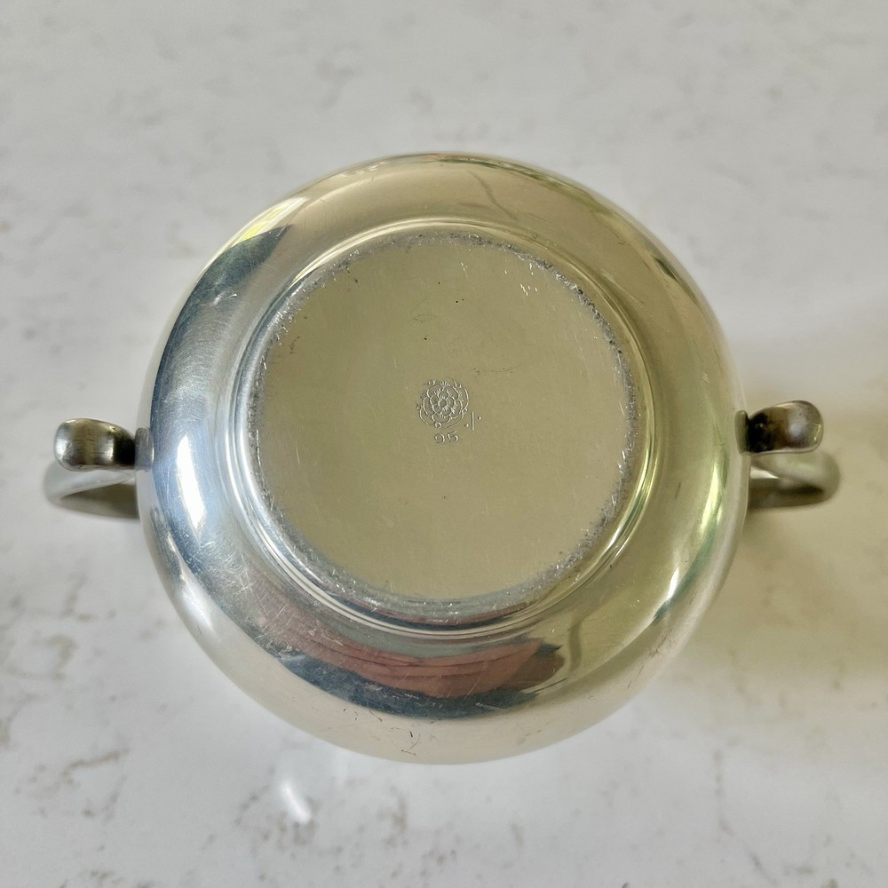 Vintage Silverplate Covered Sugar Bowl
