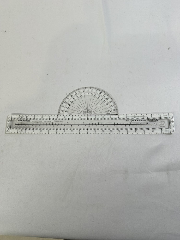 ASA CP-1LX Plotter Airplane Navigational Tool Lexan